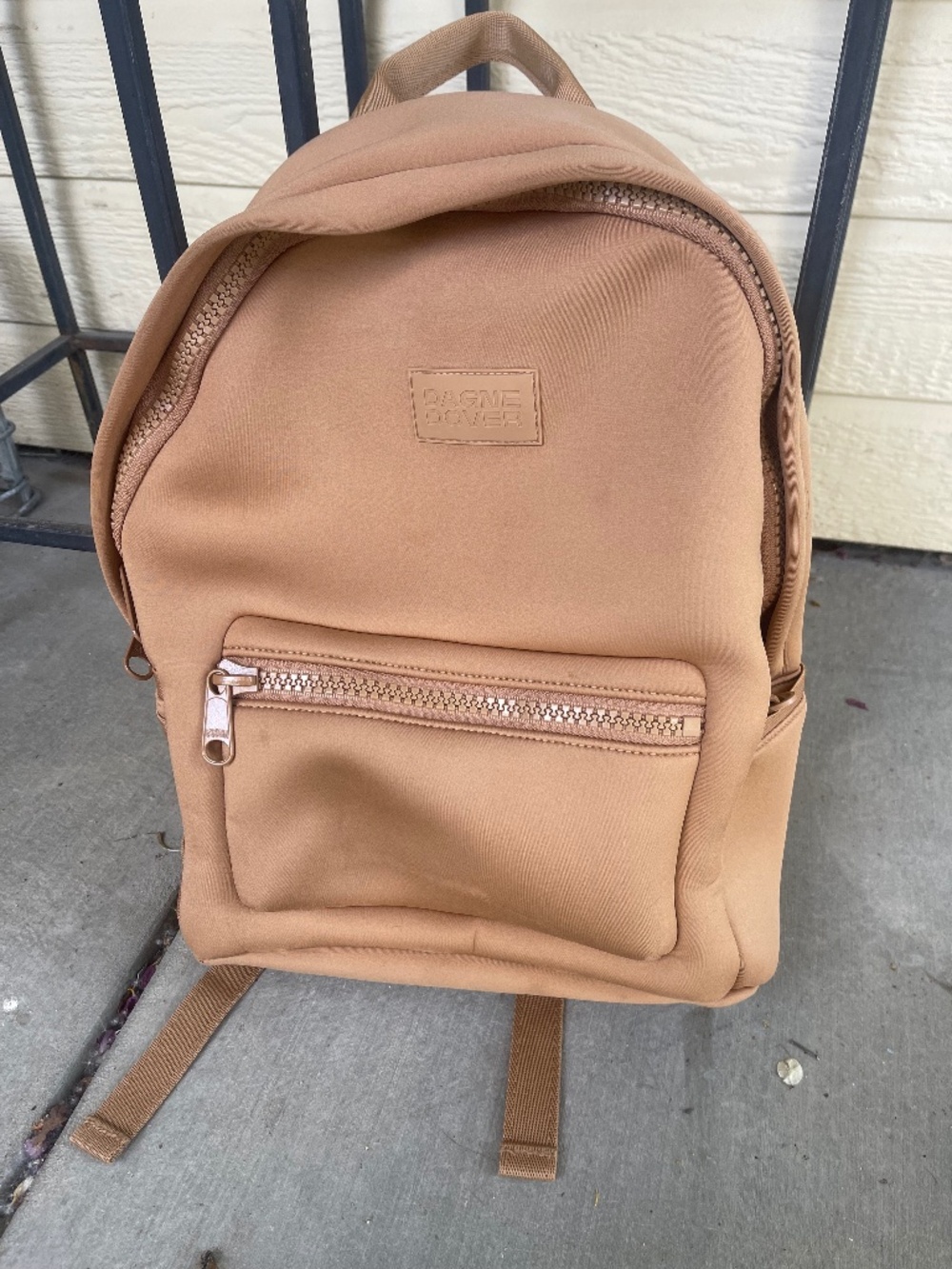 Large Dakota Backpack Dagne Dover Camel - Picture 1 of 15